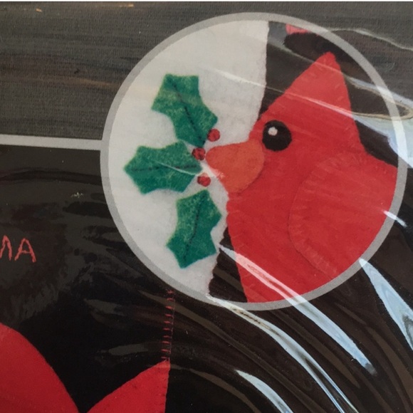 DIY Artistic Felt Stocking Kit Snowman ⛄️ w/Red Bird NWT - Picture 2 of 6